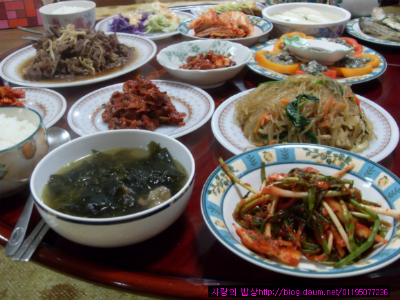 효부 며느리인 동서가 만든 시어머님 생신상차림