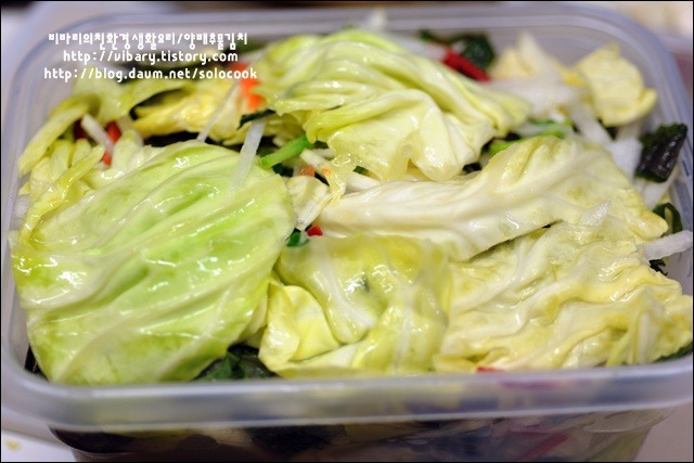 양배추물김치 명절연휴 속풀이에 최고!!