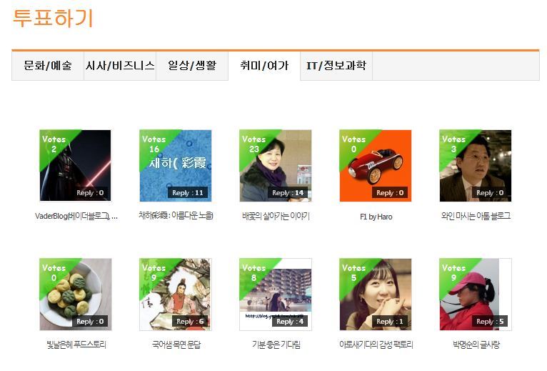 2013년 대한민국 블로그 어워드 TOP100 / 개인부문(취미, 여가) 에 선정되었습니다.  