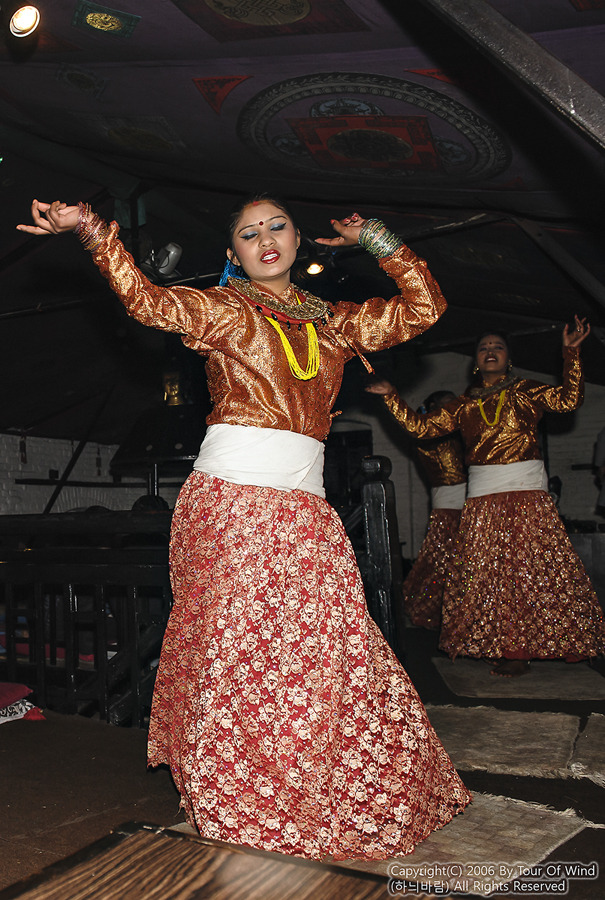 네팔의 다양한 민속의상들을 볼 수 있었던 네팔 민속춤-반차가르 민속쇼