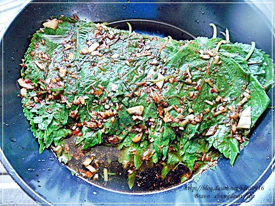 집나간 입맛을 돌아오게하는 여름철의 별미 깻잎조림