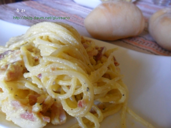 고소한 부드러움~광부들이 사랑한 ♥카르보나라(carbonara)