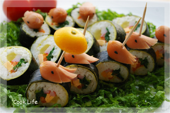 아름다운 김밥 이미지