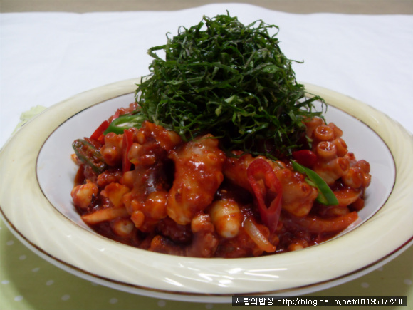 친정엄마 손맛 따라잡기! 눈물나게 화끈한 낙지볶음>_<