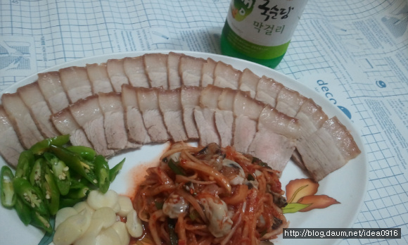 굴 보쌈