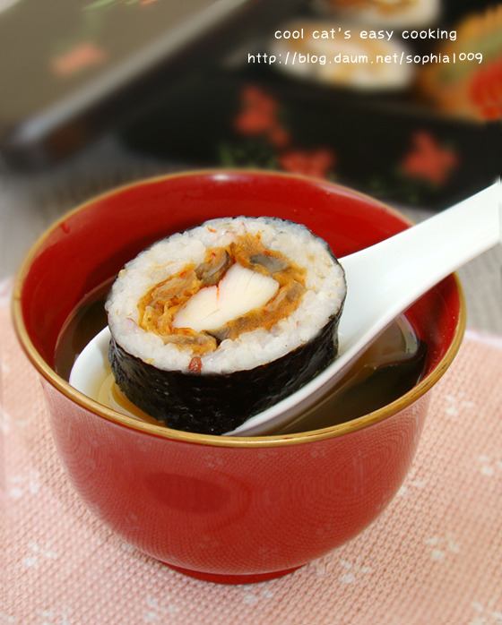 맛있는 김치전이 김밥을 만나면<나들이에 좋은 별미김밥>^^