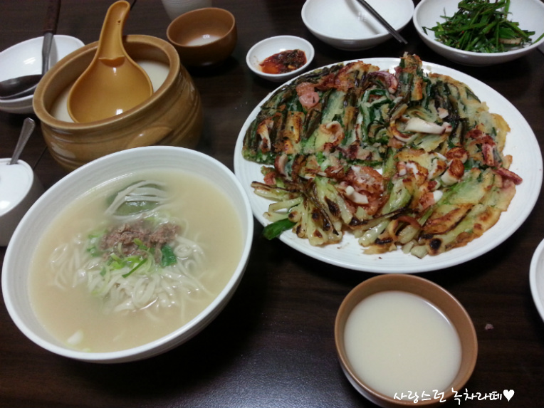 ★성신여대 맛집/성북구청 맛집/보문동 맛집/ 밀밭손칼국수/해물파전과 칼만두!!★