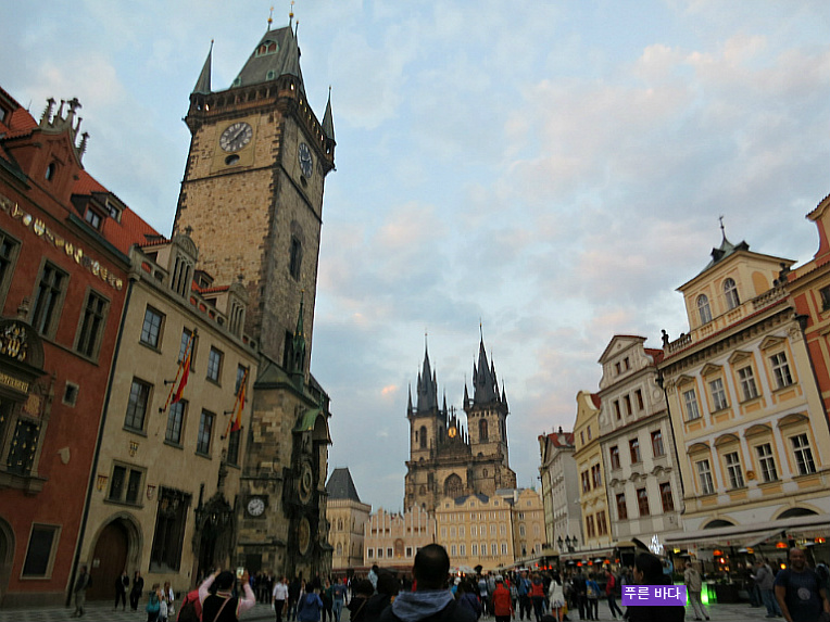 [체코] 프라하 구시가 광장,구시청사,천문시계,틴교회,성 니콜라스성당,얀 후스동상,화약탑,시민회관