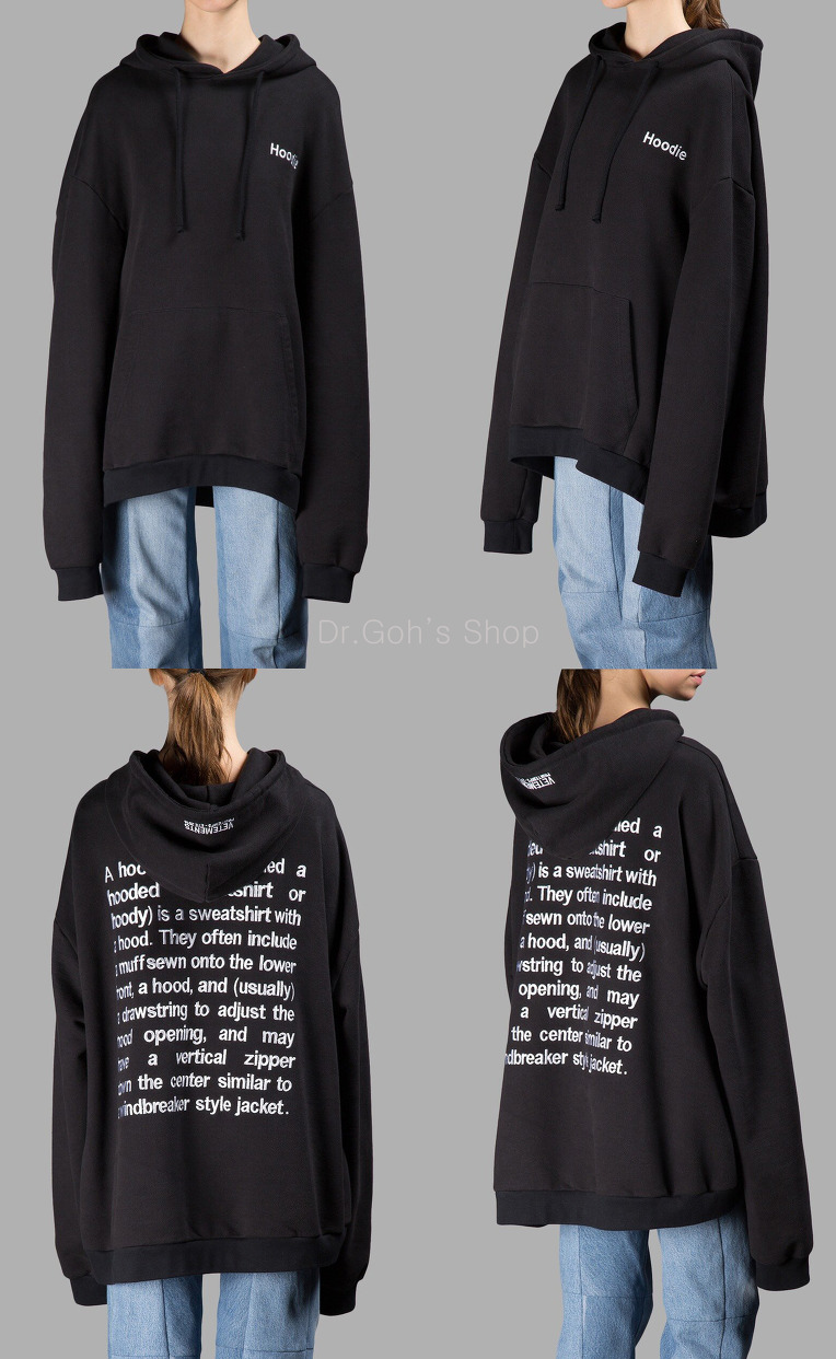 New Hoodie's Definition Embroidery Hoodie Oversize Hoodie L XL