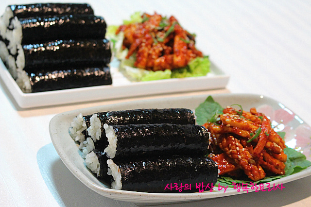 충무김밥 이미지