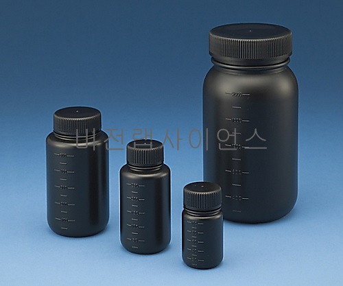 흑색광구차광병(원형) PE/J BOTTLES BLACK HDPE WIDE-MOUTH PE