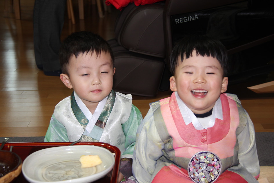 설날 손주들 재롱 모습! 