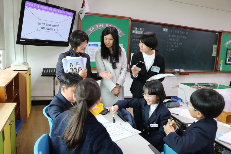 일본 교사들 광주교대부설초 방문[미래뉴스&미래교육신문 제공]