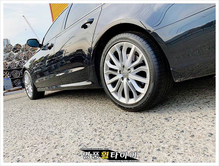 아우디 A6 3.0TDI - 굳이어 이글 F1 어시메트릭 255/40R19 임판 교체 후기 전주 광주 대전 타이어