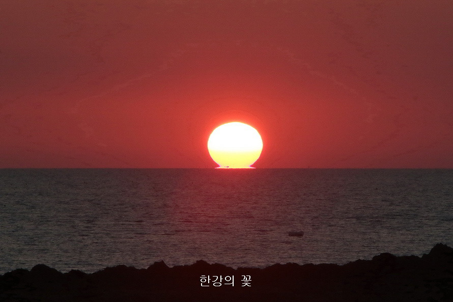 꽃지 일몰