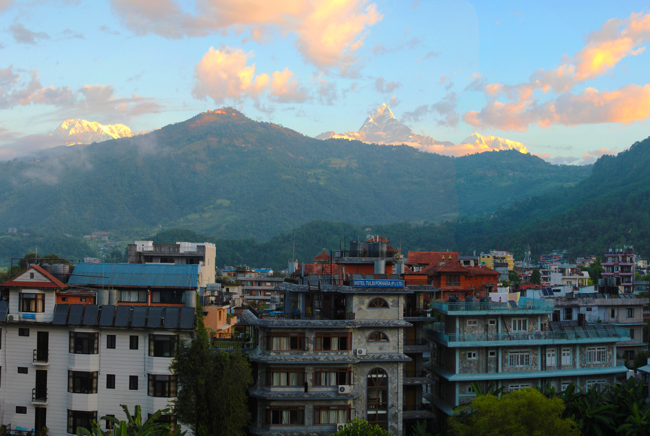 안나푸르나 라운딩 3일차(17.10.12) 포카리(820m) ~ 베시사하라 ~ 참체 ~ 딸(1600m)/ 버스로 이동